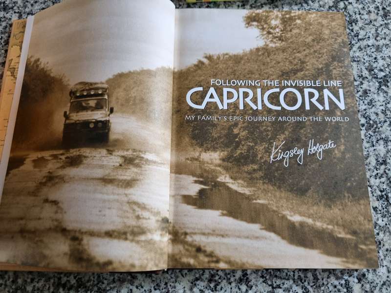 KINGSLEY HOLGATE CAPRICORN Following the Invisible Line  Family`s epic journey around the world