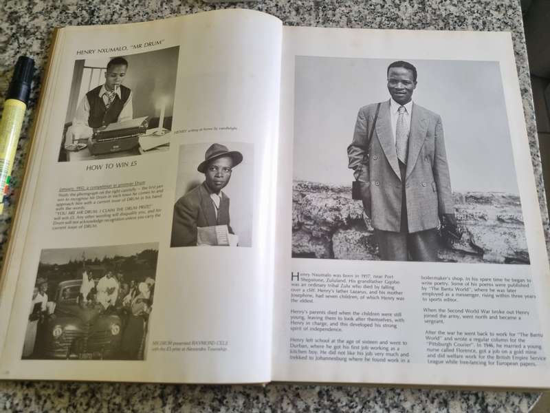 THE FIFTIES PEOPLE of SOUTH AFRICA Black Life Politics Jazz Sport  JURGEN SCHADEBERG 1987