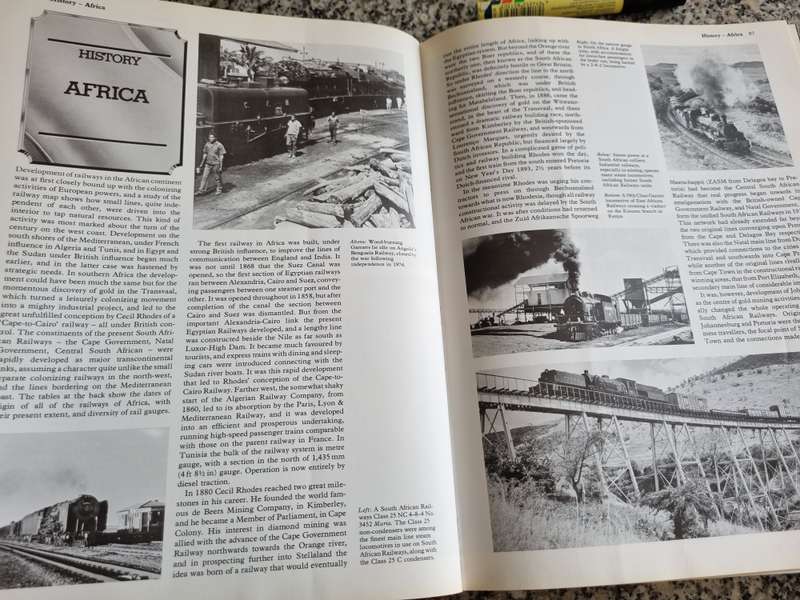 2 BOOKS Trains O S NOCK ENCYCLOPEDIA OF RAILWAYS +THE RAILWAY ENTHUSIAST's ENCYCLOPEDIA