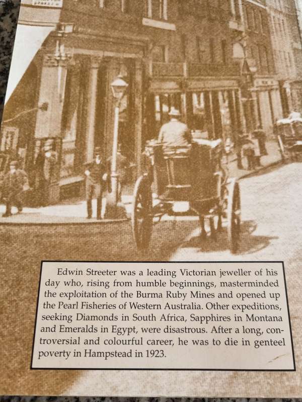 Signed STREETER of BOND STREET A VICTORIAN JEWELLER PATRICK STREETER