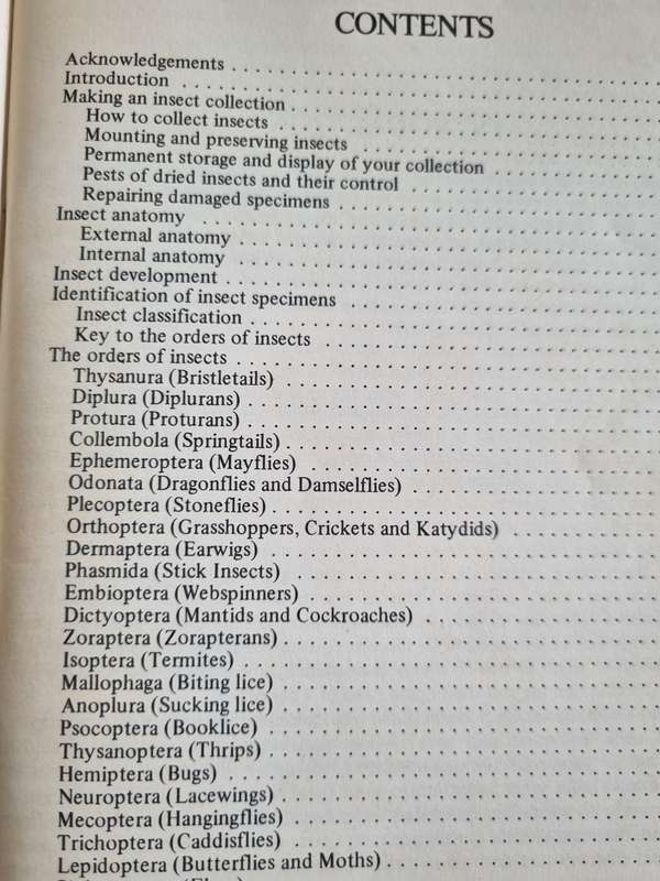 A BEGINNERS GUIDE TO THE INSECTS A WILDLIFE HANDBOOK entomology
