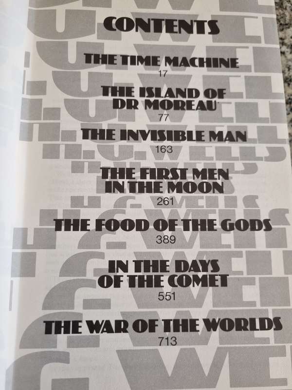 Omnibus of 7 BOOKS of H G WELLS