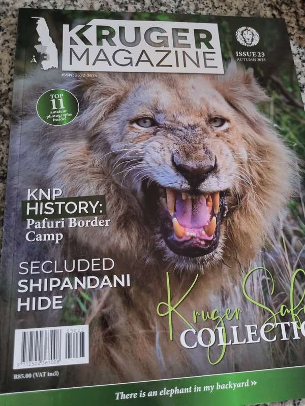 Bundle of 4 KRUGER MAGAZINES ( Kruger National Park South Africa Game Reserve wildlife )