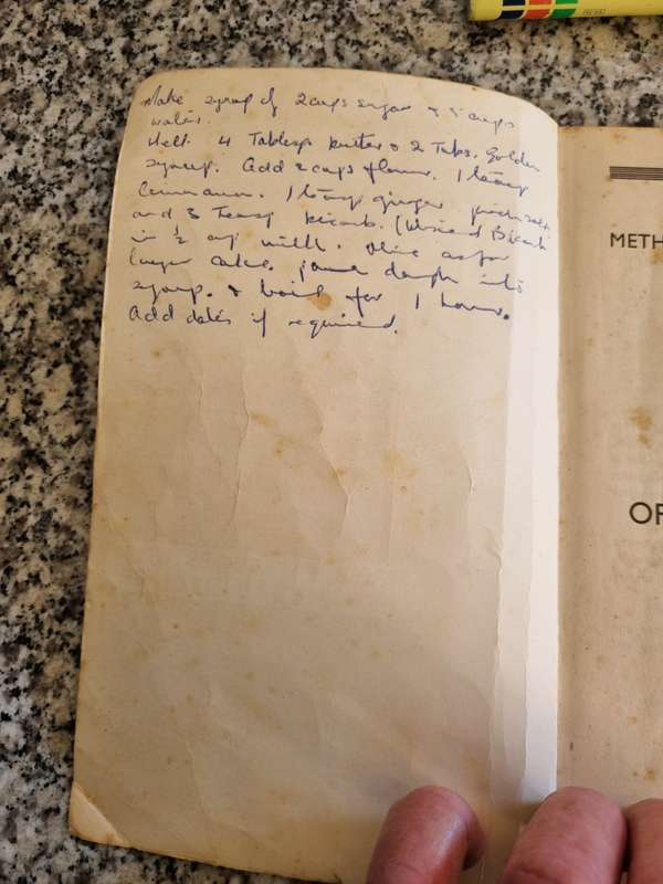 SILVER JUBILEE RECIPE BOOK Re issued 4th Ed 1953  Methodist Women's Auxiliary ( Natal District )