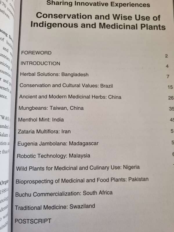 Conservation and Wise use of Indigenous and Medicinal Plants Sharing Innovative Experiences Vol. 7