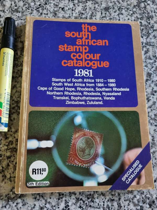 THE SOUTH AFRICAN STAMP CATALOGUE 1981 5th Edition Specialised Edition  ( postage stamps philately