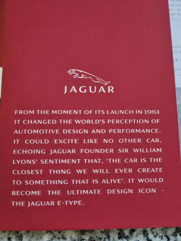 E TYPE 50 Fifty Years of a Design Icon JAGUAR The Official Anniversary Collection Edition ( E-TYPE )