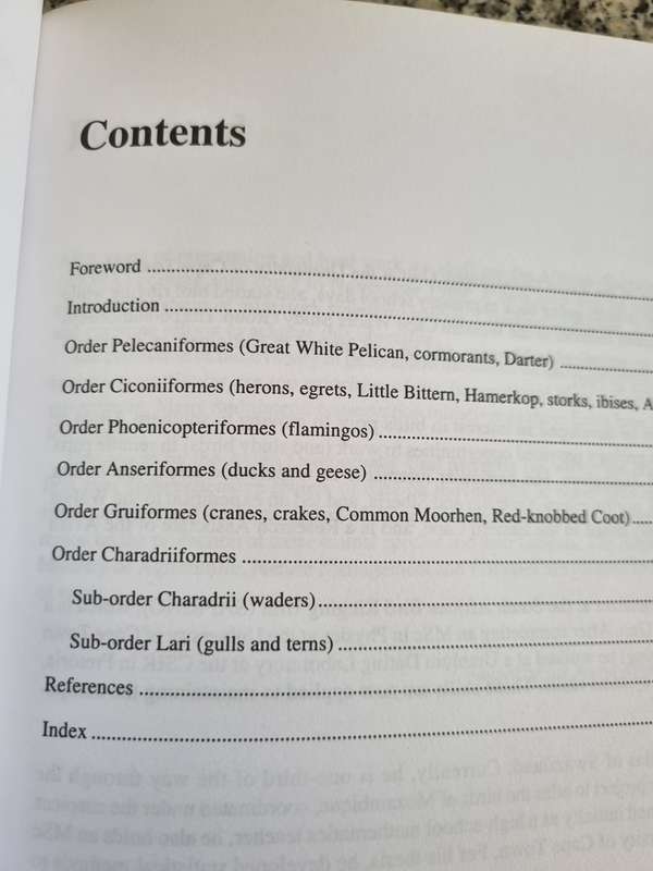 South Africa Standard Postage Review of ring recoveries of Waterbirds 1999 Chris van Rooyen birding
