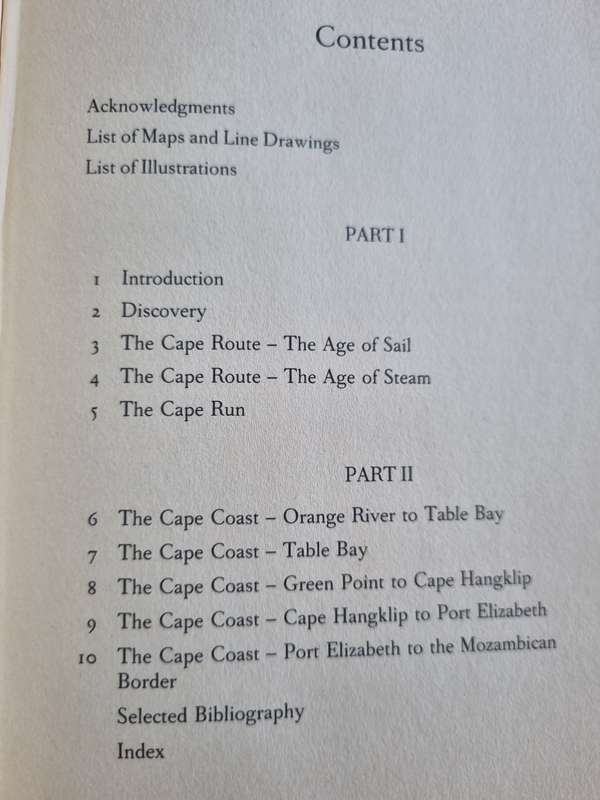 The Cape of Good Hope A Maritime History ROBIN KNOX JOHNSTON with Maps ( including shipwrecks )