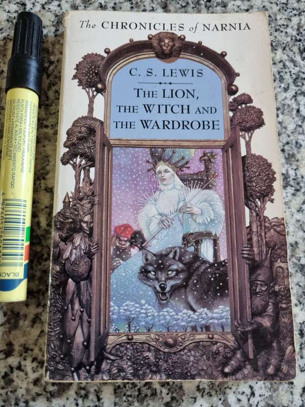 C S LEWIS THE LION THE WITCH AND THE WARDROBE ( One of the Chronicles of Narnia books )