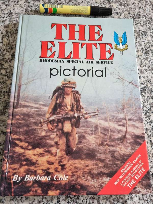 SIGNED THE ELITE PICTORIAL Rhodesian Special Air Service by BARBARA COLE Rhodesia war history
