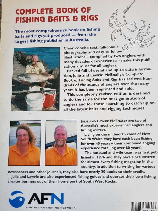 AFN Complete Book of FISHING BAITS & RIGS Saltwater & Freshwater JULIE & LAWRIE McENALLY angling