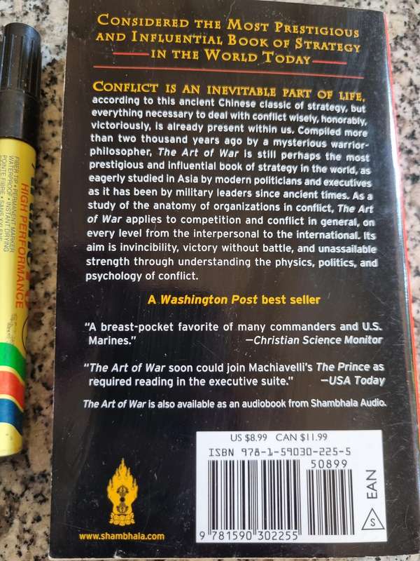 THE ART OF WAR SUN TZU  (  Chinese classic of strategy  )