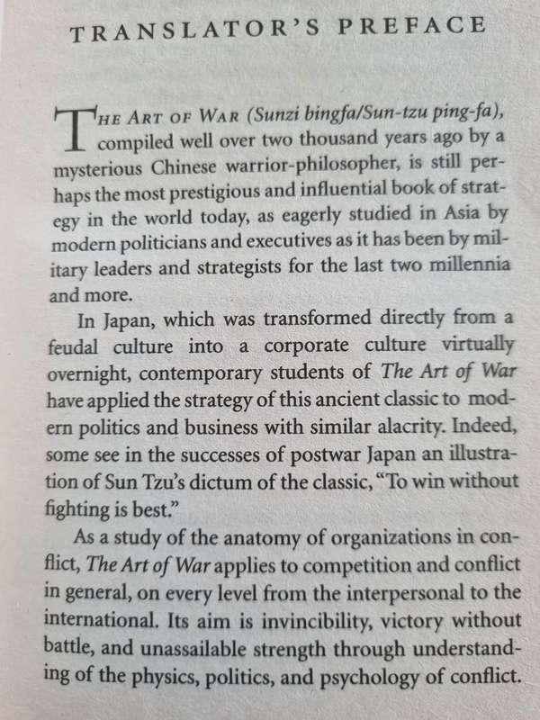 THE ART OF WAR SUN TZU  (  Chinese classic of strategy  )