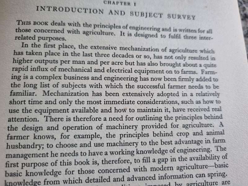 ENGINEERING IN AGRICULTURE by P H SOUTHWELL  1962 (  farming agriculture farm  )