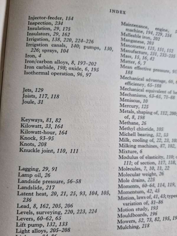 ENGINEERING IN AGRICULTURE by P H SOUTHWELL  1962 (  farming agriculture farm  )