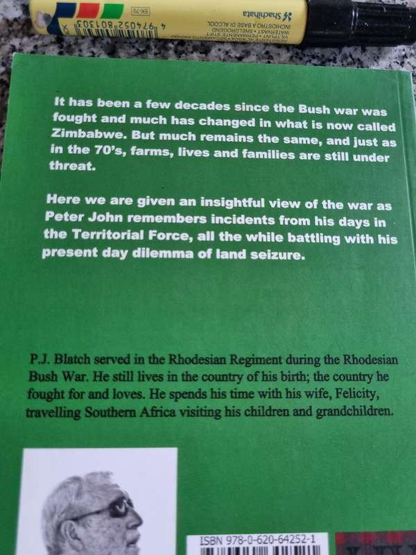 FIGHTING TO LOSE Recollections of the Rhodesian Territorial Force MAJOR P J BLATCH C Coy 9RR