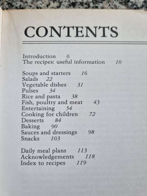 THE DIABETICS COOKBOOK ROBERTA LONGSTAFF Dr JIM MANN Positive Health Guide 180 dishes high fibre