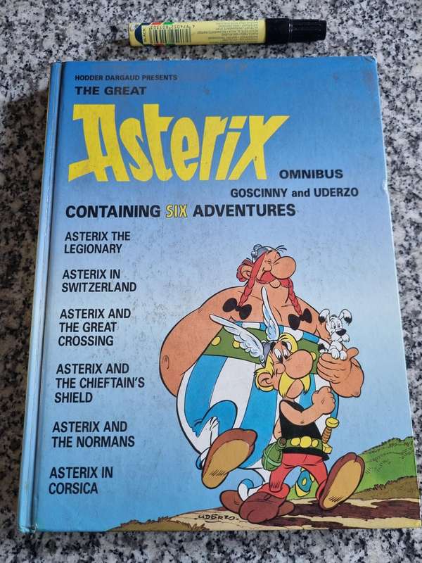 THE GREAT ASTERIX OMNIBUS CONTAINING SIX ADVENTURES ( includes 6 Asterix books )