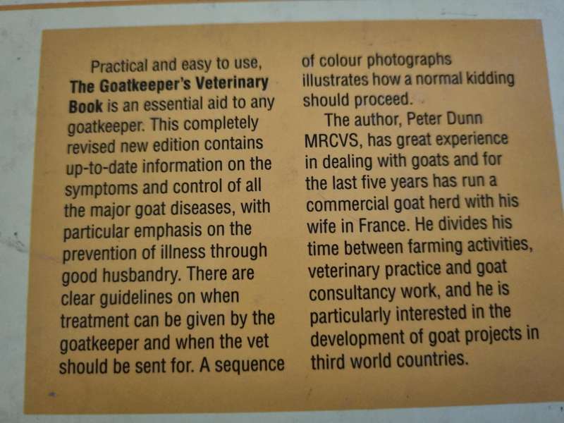 THE GOATKEEPERS VETERINARY BOOK PETER DUNN 3rd Edition ( Stock Farming goats agriculture