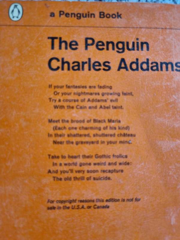 THE PENGUIN CHARLES ADDAMS  ( Cartoons  1962 )