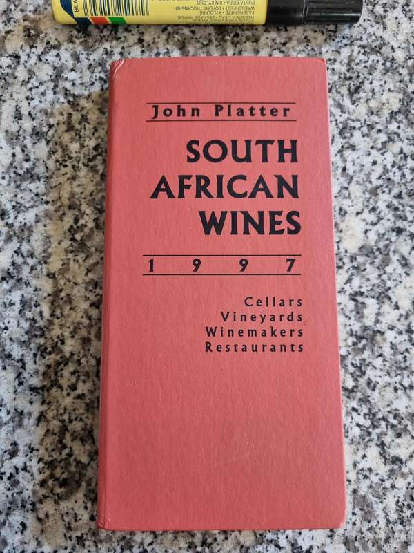 1997 PLATTER`S BOOK OF SOUTH AFRICAN WINES  SIGNED ( John Platter John Platters Wine Guide  )
