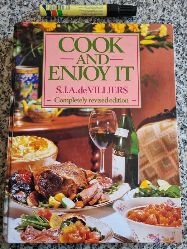 COOK AND ENJOY IT S J A DE VILLIERS Seventh Completely Revised Edition ( South African Cookbook  & )