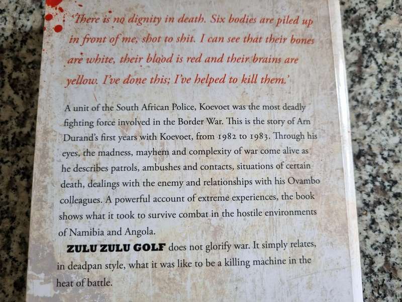 ZULU ZULU GOLF Life and Death with Koevoet ARN DURAND