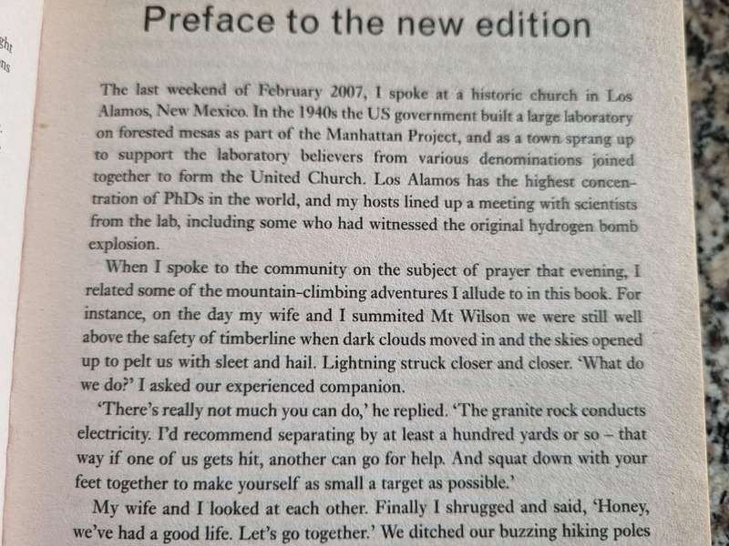 PHILIP YANCY PRAYER