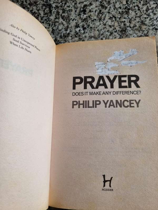 PHILIP YANCY PRAYER