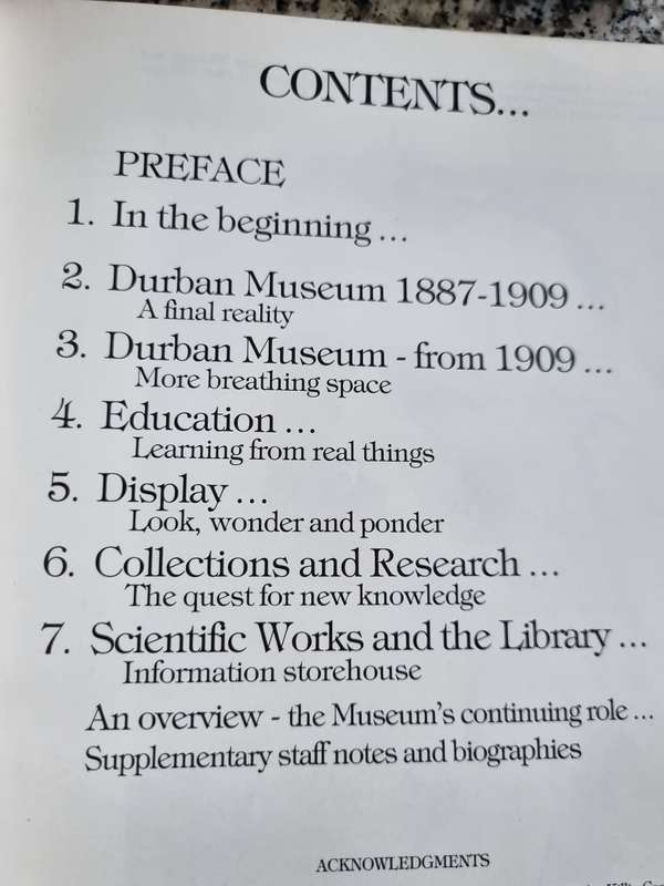 Collections and Recollections - The Durban Natural History Museum By: Clive Quickelberge