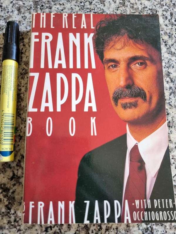 THE REAL FRANK ZAPPA BOOK FRINK ZAPPER with PETER OCCHIOGROSSO ( Rock music  )