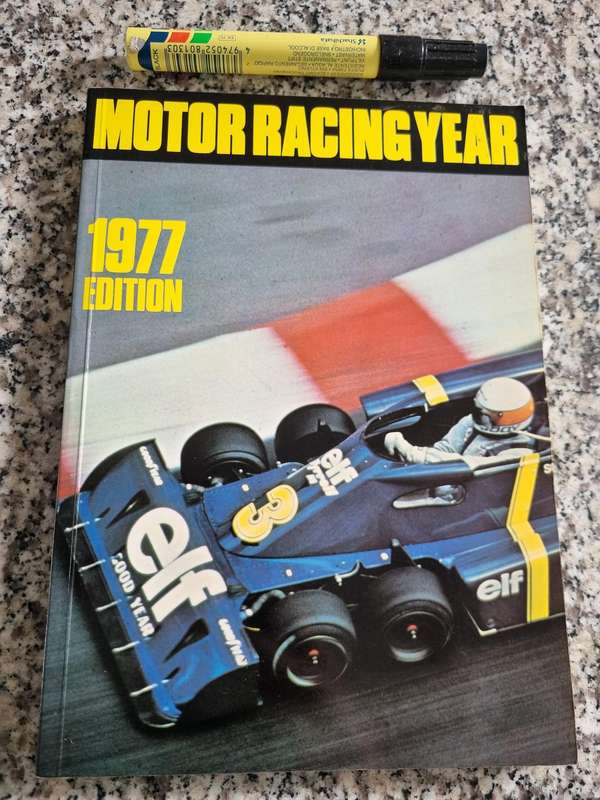 MOTOR RACING YEAR 1977 Edition - see Contents  4 pges 1976 World Championship at Kyalami Grand Prix