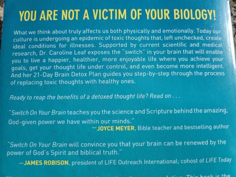 2 Books by Dr CAROLINE LEAF The PERFECT YOU  A Blueprint for Identity plus SWITCH ON YOUR BRAIN