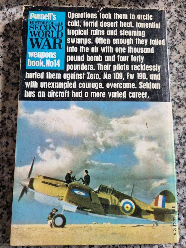 Purnell's History of the Second World War Weapons No. 14 Pacific Hawk JOHN VADER 1970