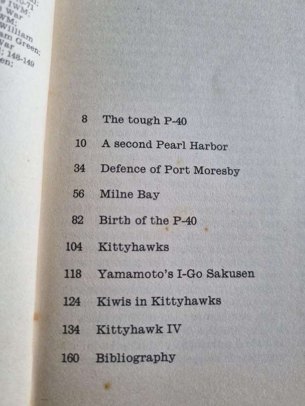 Purnell's History of the Second World War Weapons No. 14 Pacific Hawk JOHN VADER 1970