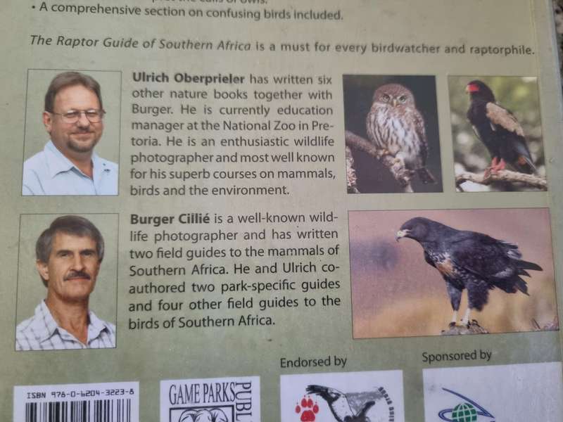 THE RAPTOR GUIDE OF SOUTHERN AFRICA ULRICH OBERPRIELER BURGER CILLIE Birds of Prey