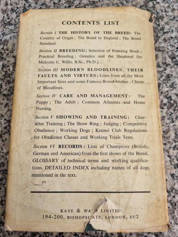 THE COMPLETE ALSATIAN NEM ELLIOTT Second Edition 1968