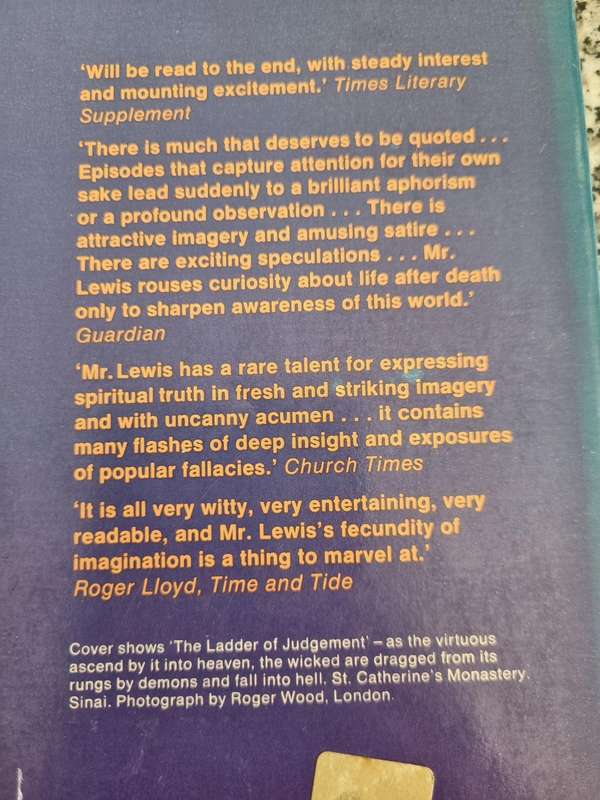 C S LEWIS THE GREAT DIVORCE