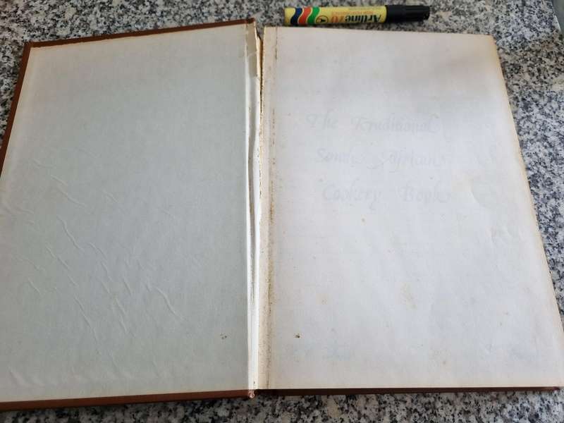The TRADITIONAL SOUTH AFRICAN COOKERY BOOK H C FEINS H CRONJE 1978