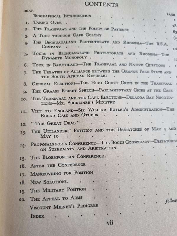 THE MILNER PAPERS  (South Africa ) 1897 - 1899 Cassell & Company 1931