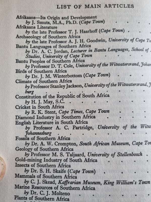 ERIC ROSENTHAL ENCYCLOPAEDIA OF SOUTHERN AFRICA in 2 Volumes 6th Edition 1973