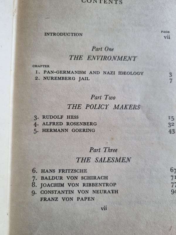 22 CELLS IN NUREMBERG by DOUGLAS M KELLY Psychiatrist to the Nuremberg Jail  1947 ( Nazi Germany )