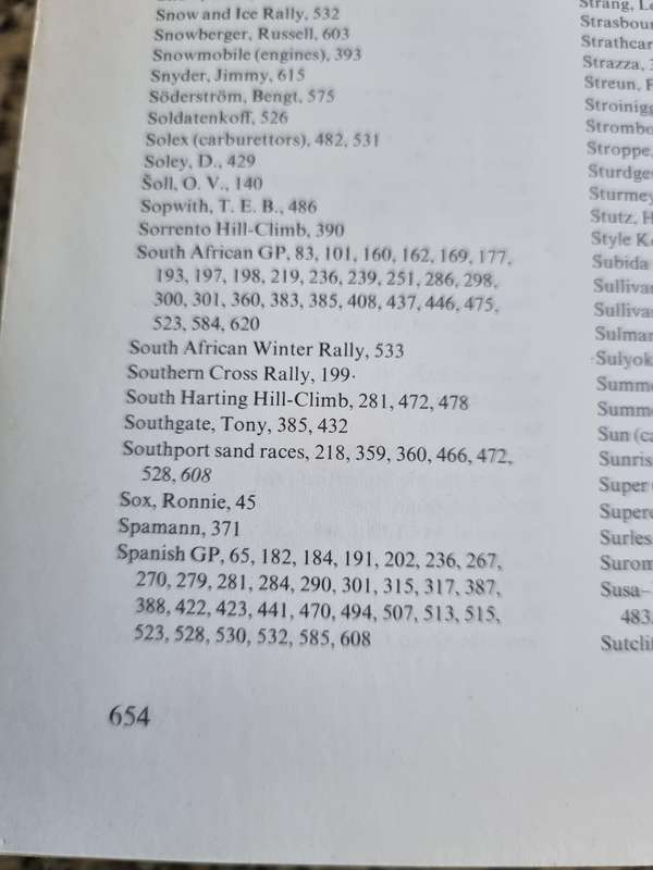 The ENCYCLOPAEDIA OF MOTOR SPORT Ed. G N GEORGANO Fwd. Stirling Moss