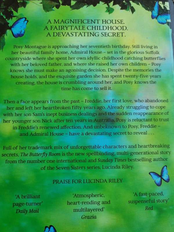 The BUTTERFLY ROOM LUCINDA RILEY ( From the Author of the Seven Sisters Series )