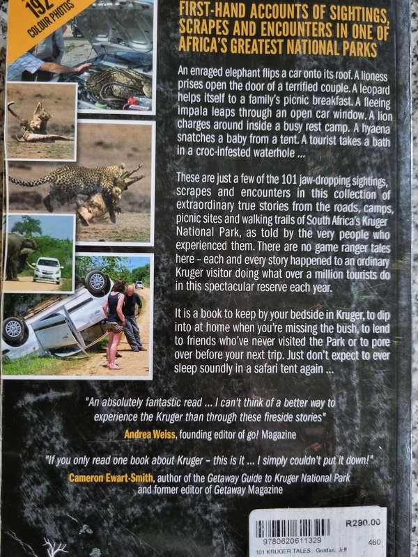 101 KRUGER TALES JEFF GORDON Extraordinary Stories from ordinary visitors to Kruger National Park