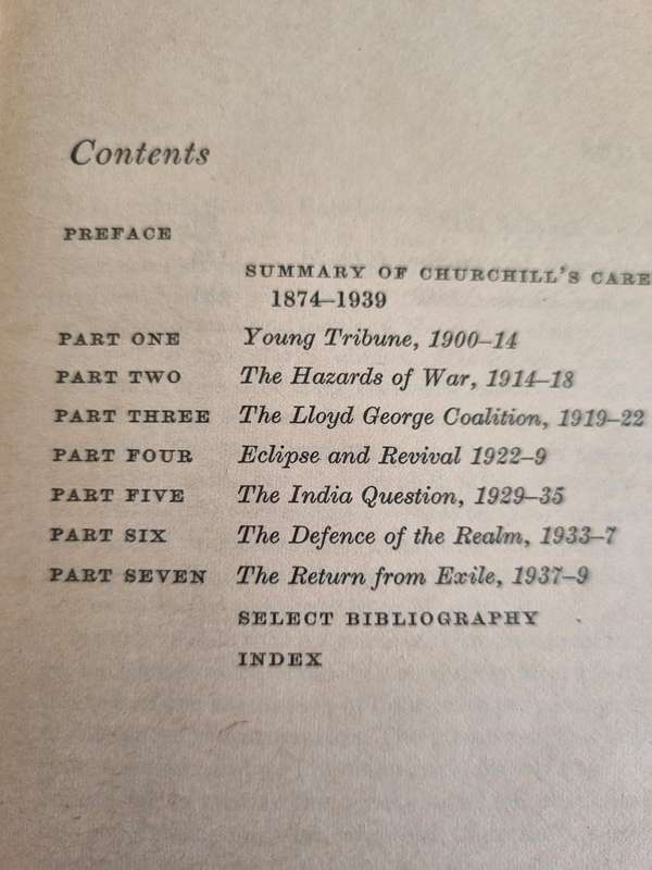 CHURCHILL A STUDY IN FAILURE 1900 - 1939 ROBERT RHODES JAMES some index ref to S A  & Boer Republic
