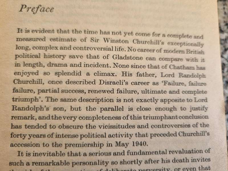 CHURCHILL A STUDY IN FAILURE 1900 - 1939 ROBERT RHODES JAMES some index ref to S A  & Boer Republic