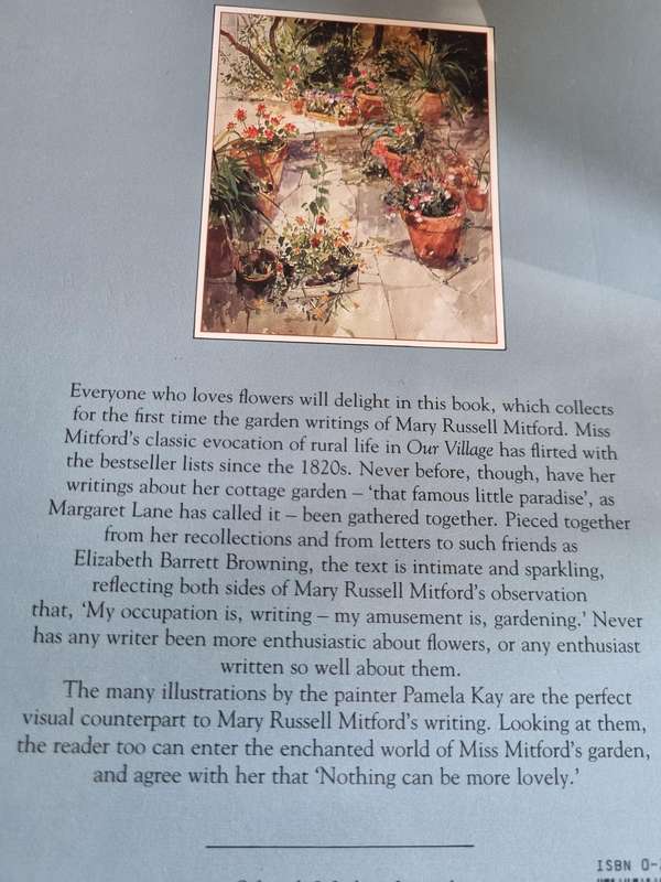 MY GARDEN Selected from the letters & recollections Mary Russell Mitford by ROBYN MARSACK