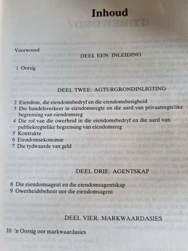 STUDY GUIDE for ESTATE AGENTS Principles of Real Estate Prof. Nic Maritz Eiendomsagente Eng & Afr.